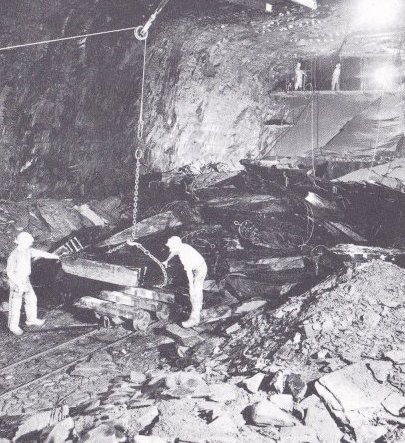 Un poste de débitage, méthode à rabattre